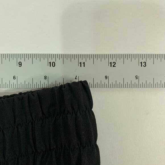 Maniere De Voir 4 Womens Reflective Piped Cargo Pants Black Modern - Picture 7 of 10